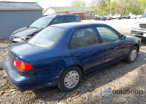 2002 Toyota Corolla Ce из США, поврежденный, VIN 1NXBR12E42Z602789
